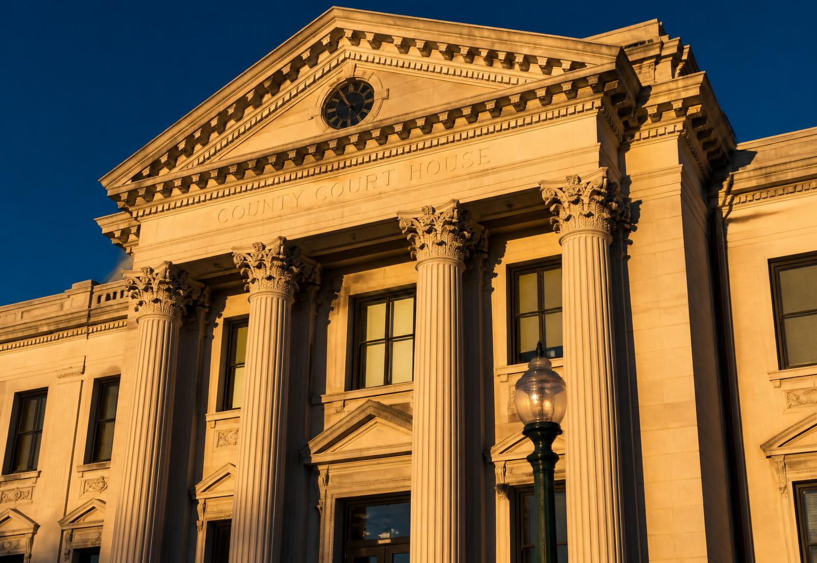 Historic county courthouse where surplus fund claims are filed